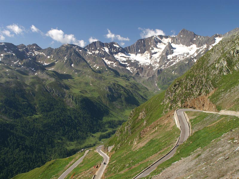 Вид на Timmelsjoch High Alpine Road