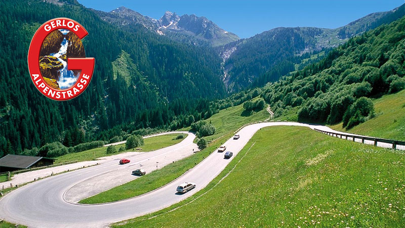 Панорамная дорога Gerlos Alpine Road в Австрии
