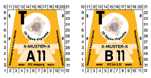 Виньетка Австрии 2011 на 10 дней