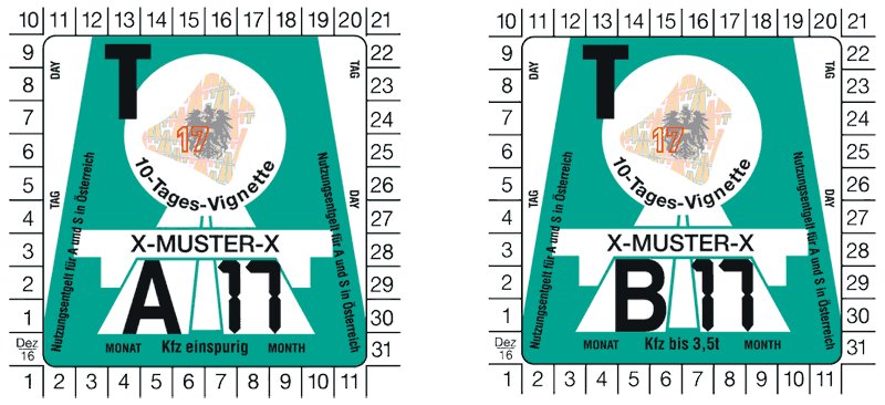 Виньетка Австрии 2017 на 10 дней