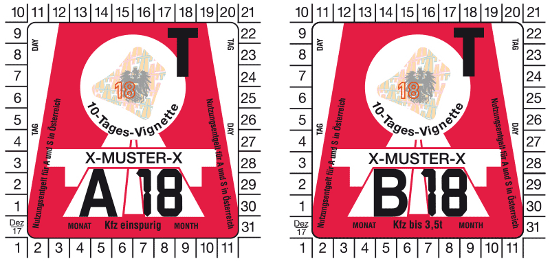 Виньетка Австрии 2018 на 10 дней