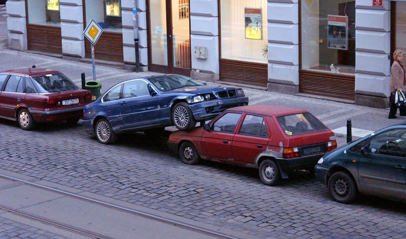 Парковка в Праге