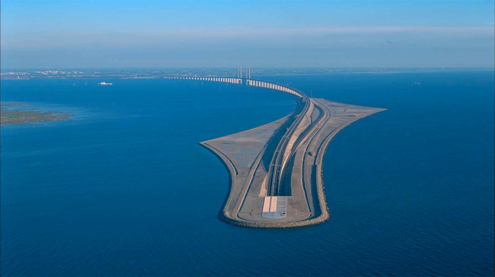 Эресуннский мост в Дании