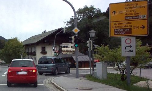 Поворот на Rossfeldstrasse