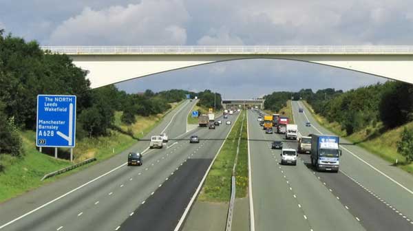 Тарифы на автомагистрали в Англии 2021