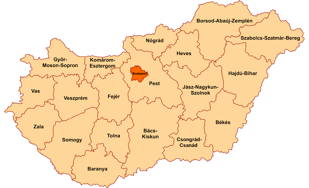 Регионы Венгрии