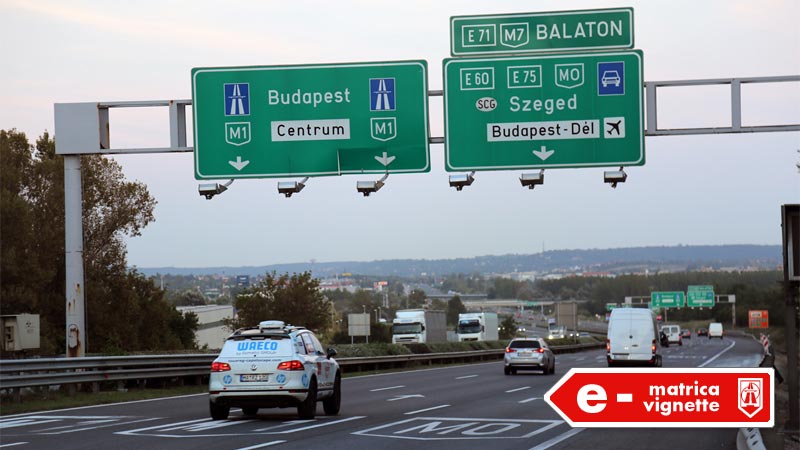 Тарифы на проезд по автомагистралям в Венгрии 2018