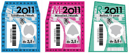 Виньетка Словакии в 2011 году