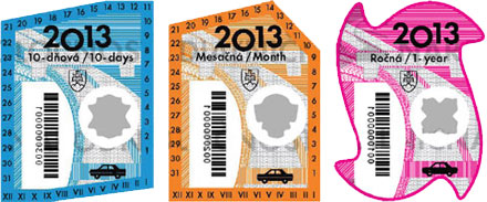 Виньетка Словакии в 2013 году