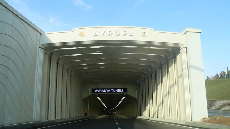 Eurazië-tunnel in Turkije