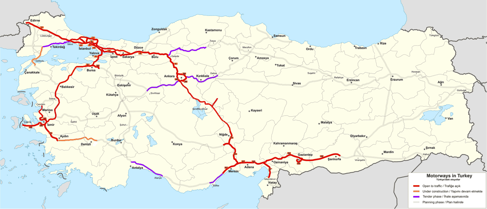 Turkki – Autobahn